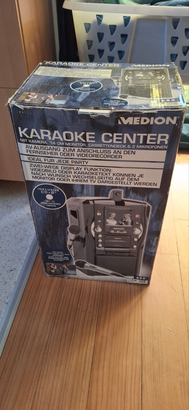 Medion Karaoke Center met Camera, Monitor, Cassettedeck, Ophalen, Gebruikt, Complete set