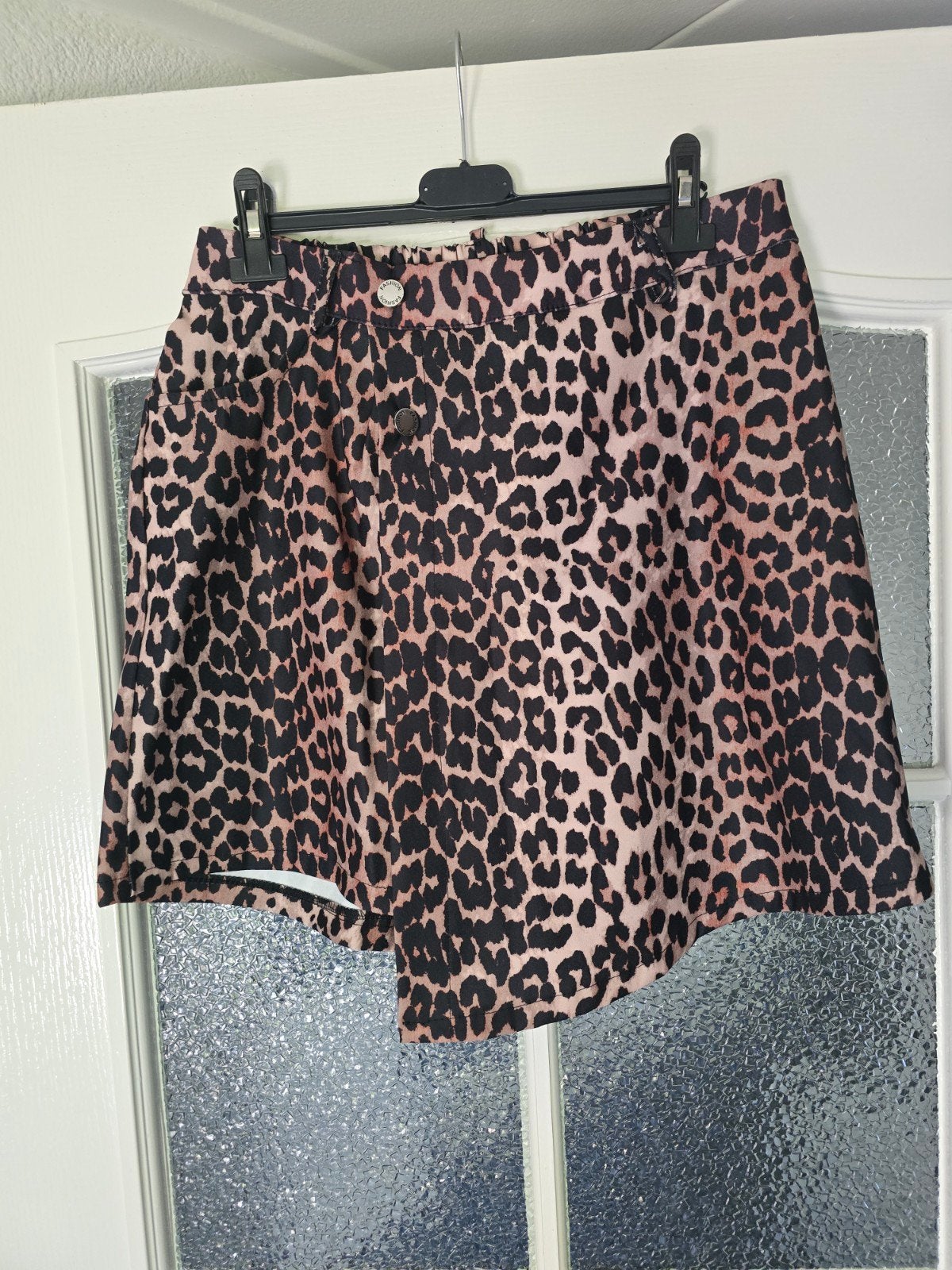 Nieuw skirt panter 40 42 44, Kleding | Dames, Bruin, Maat 42/44 (L), Nieuw, Ophalen of Verzenden