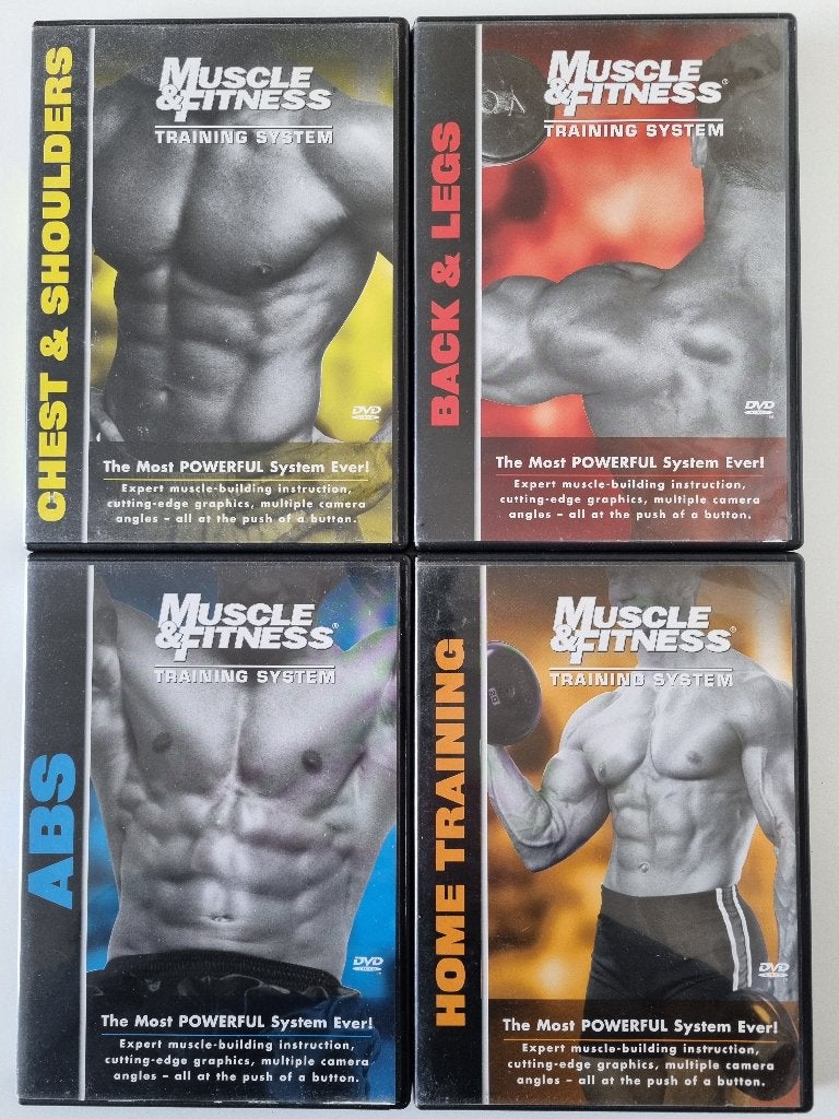 4x Muscle & Fitness, Alle leeftijden, Ophalen of Verzenden, Zo goed als nieuw, Cursus of Instructie