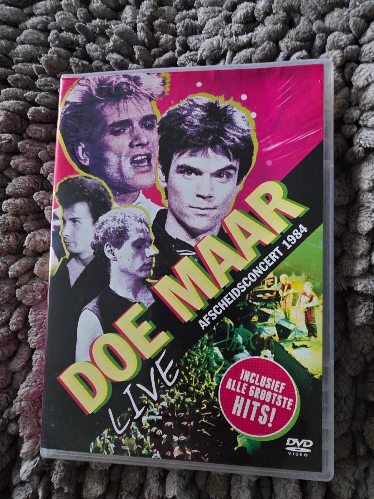 Doe Maar Live - Afscheidsconcert 1984 DVD, Gebruikt, Alle leeftijden, Nederlands, Inclusief doosje