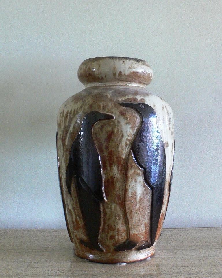 Art Deco Vaas 1930 van Pierre Delesenne & Léonard Crame, Antiek en Kunst, Antiek | Vazen, Ophalen