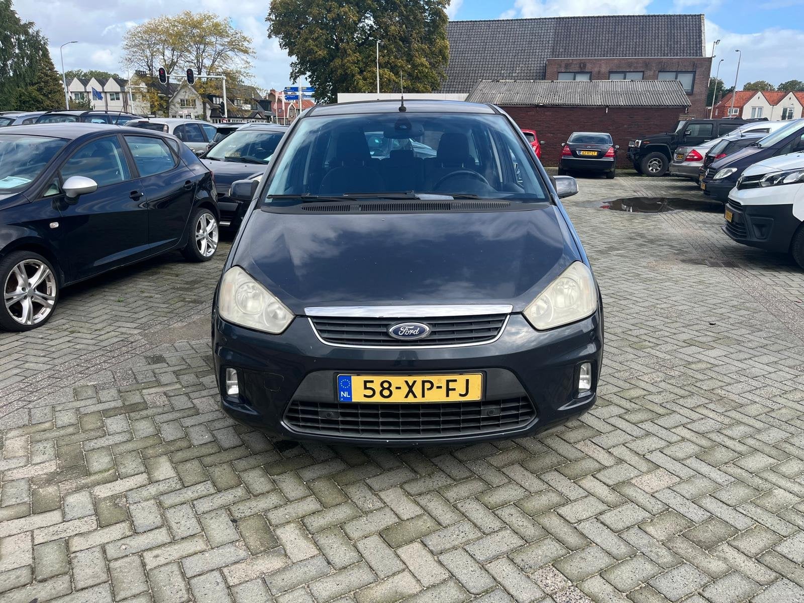 Ford C-MAX 1.8-16V Titanium ecc navi sensoren lm velgen elec, Auto's, Voorwielaandrijving, Stof, Gebruikt, 4 cilinders