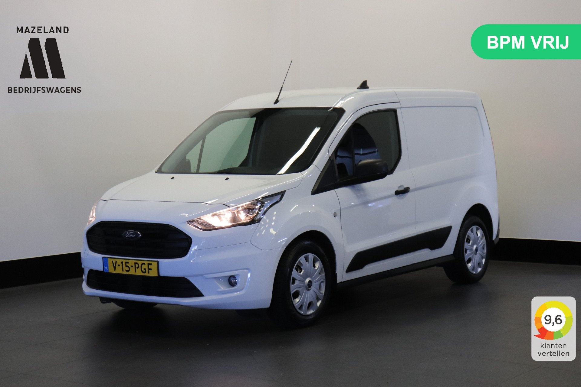 Ford Transit Connect 1.5 EcoBlue 100PK EURO 6 - Airco - Navi, Voorwielaandrijving, Dealer onderhouden, Gebruikt, 4 cilinders