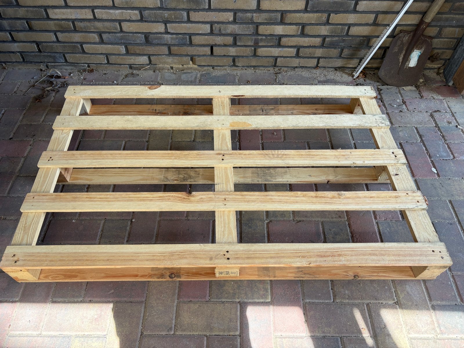 houten pallet - ideaal voor diverse projecten, Ophalen, Gebruikt, 50 mm of meer, Pallet