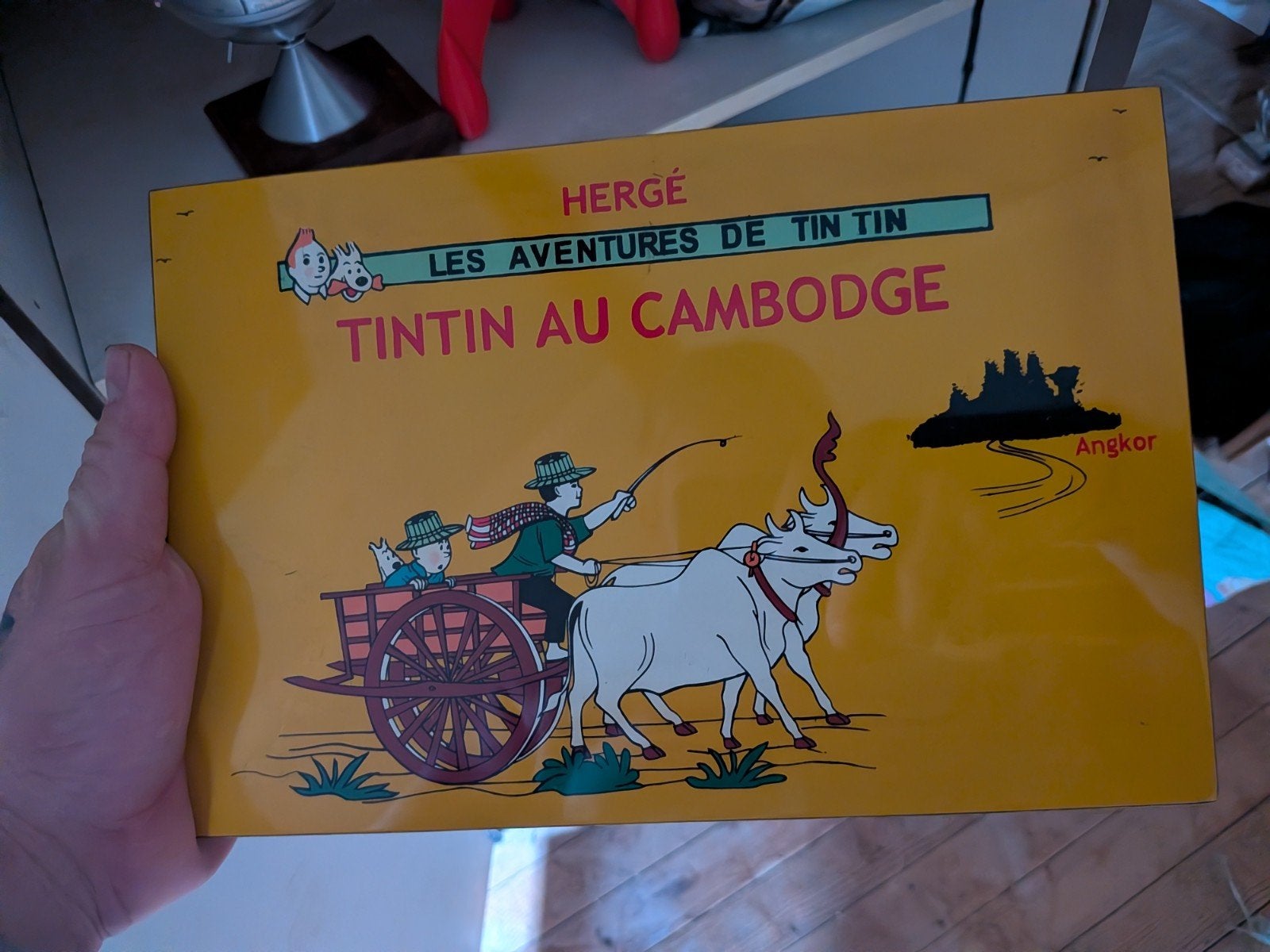 2 Kuifje/Tintin bordjes - leuk om op te hangen, Ophalen of Verzenden