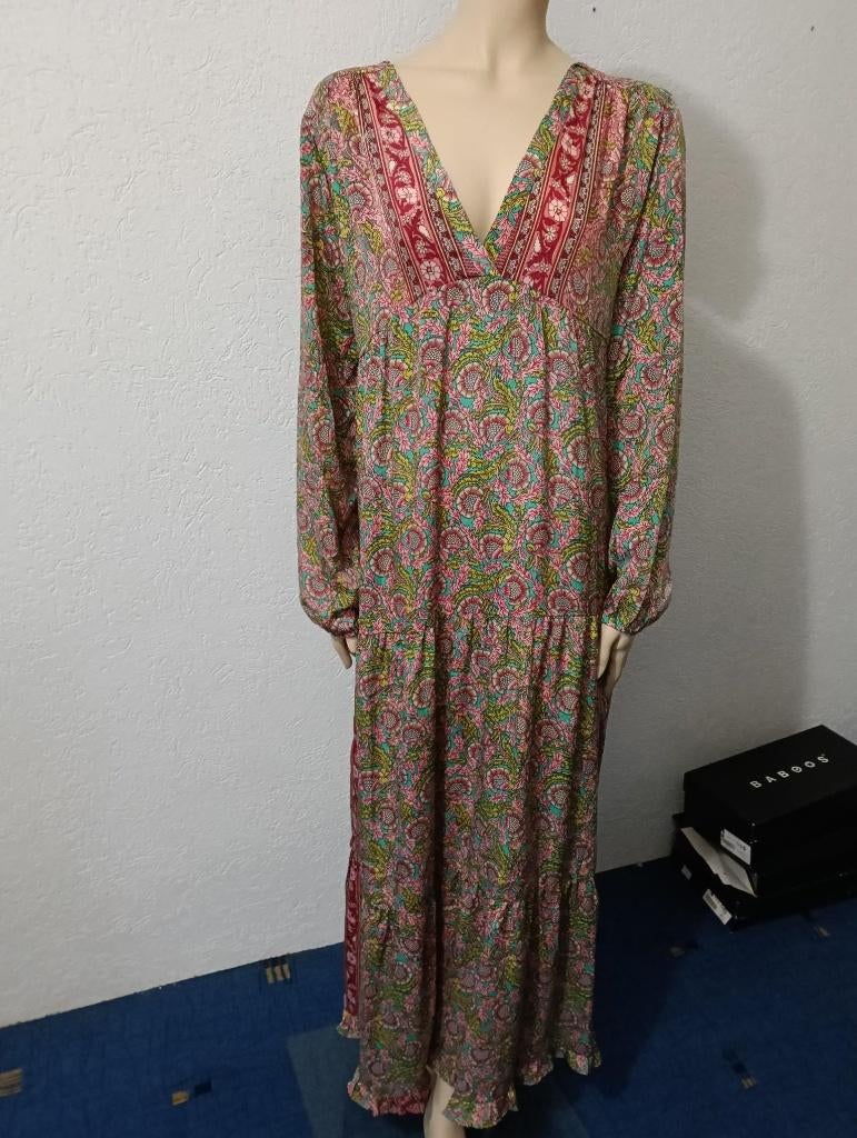 Gold&Silver maxi dress maat 38, Kleding | Dames, Jurken, Maat 38/40 (M), Gold&Silver, Ophalen of Verzenden, Zo goed als nieuw