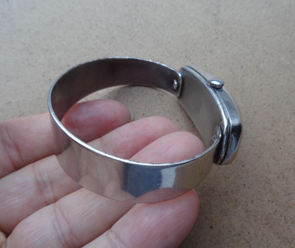 zilveren opwind dames pols horloge [406], Verzenden, Zilver, Overige typen