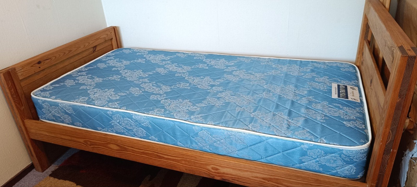 Stevig Amerikaans Stapelbed met 2 Matrassen (1.80m), Ophalen, Eenpersoons, 190 cm of minder, Zo goed als nieuw