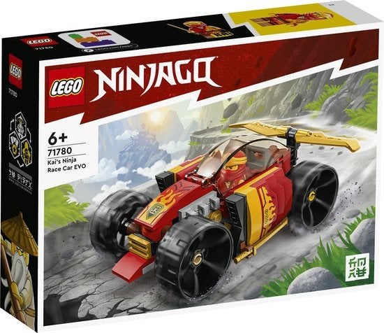 40% Korting op Ninjago 71780 Kai's Ninja Racewagen EVO, Lego, Nieuw, Ophalen of Verzenden, Ongeopend/sealed
