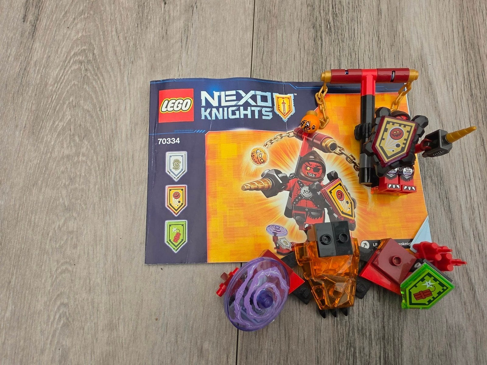 lego nexo knight 70334, Ophalen of Verzenden, Zo goed als nieuw