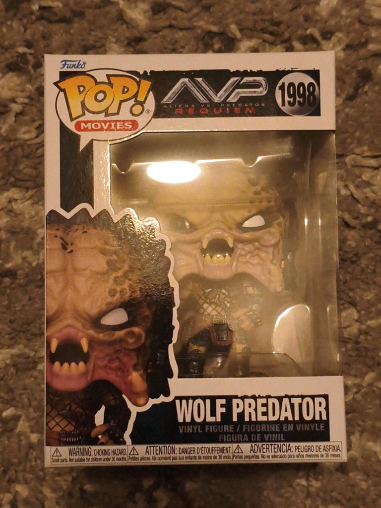 Funko Pop! Movies: Wolf Predator (1998) - AvP Requiem, Ophalen of Verzenden, Nieuw