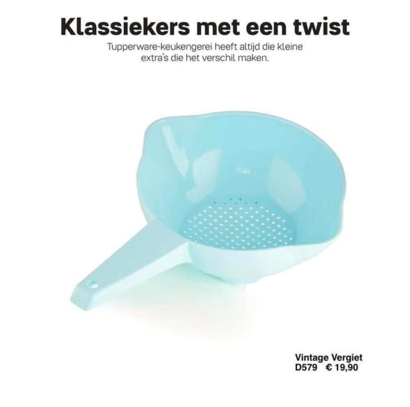 Tupperware Handvergiet - Vintage Vergiet D579, Kunststof, Nieuw, Ophalen of Verzenden, Overige merken