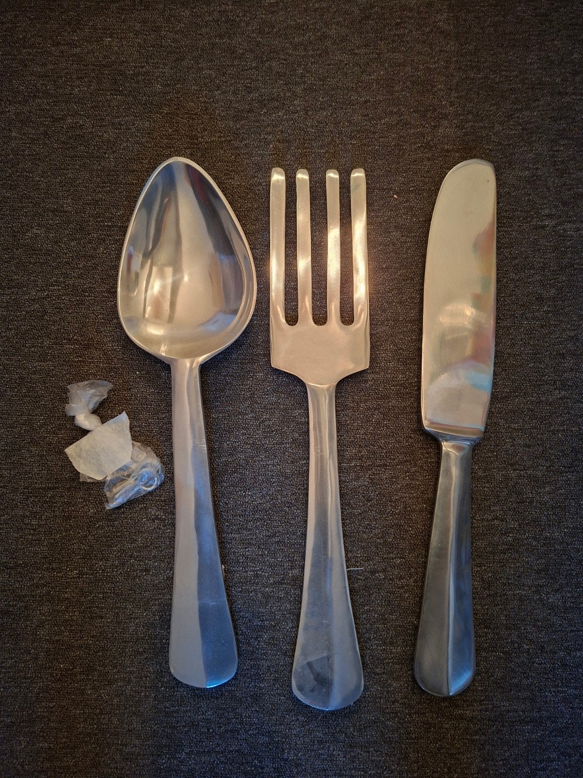 Bestekset: lepel, vork en mes, Ophalen of Verzenden