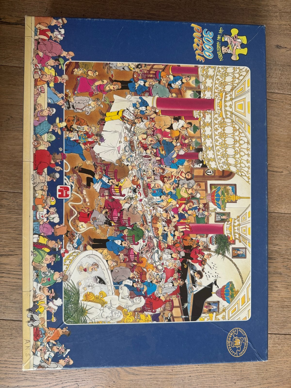 Jan van Haasteren De Bruiloft 3000 stukjes Jumbo puzzel, Ophalen of Verzenden, Meer dan 1500 stukjes, Gebruikt, Legpuzzel