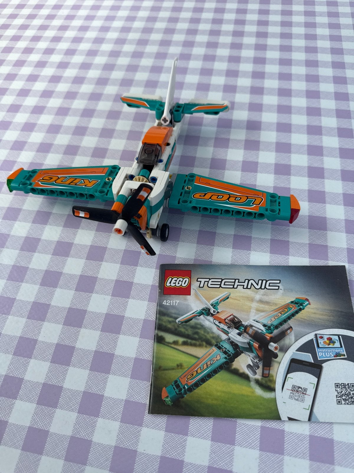 LEGO Technic Racevliegtuig 42117 - Zo goed als nieuw, Ophalen of Verzenden, Zo goed als nieuw, Overige merken