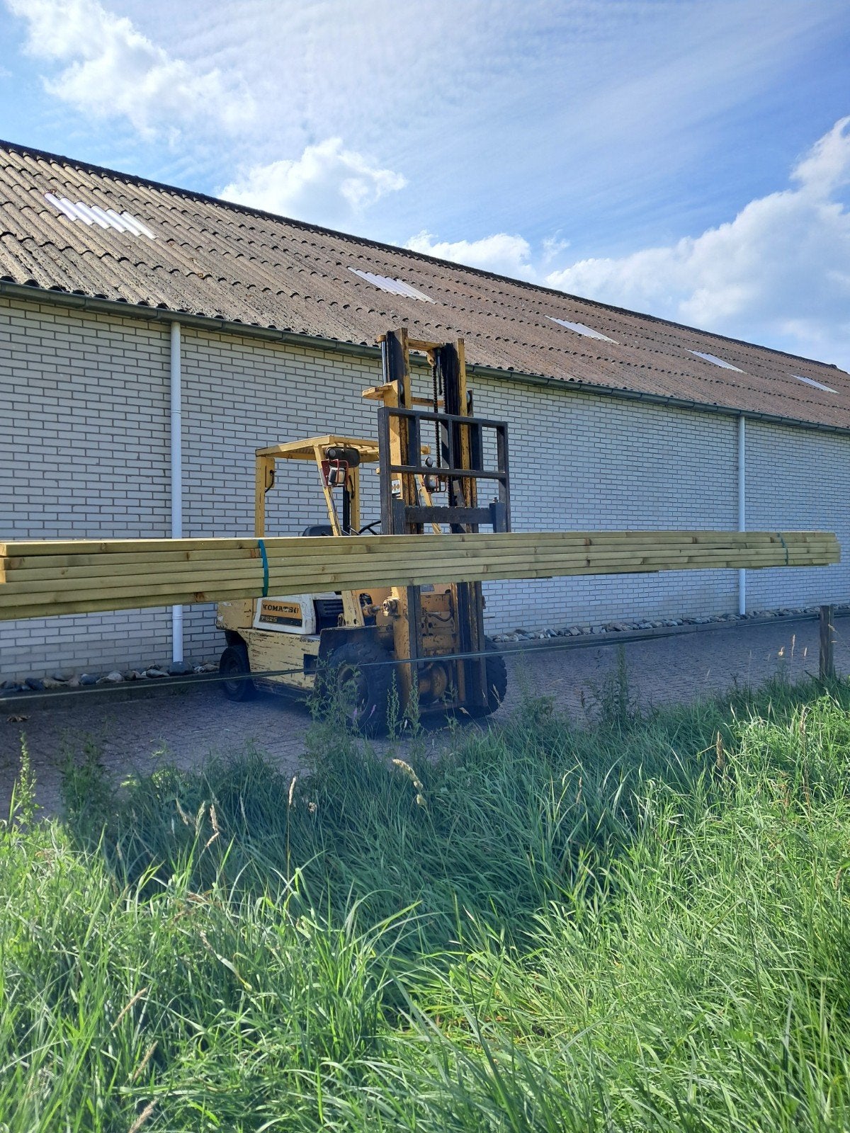 Nieuwe sls balken 38x89 mm. 6.00 m. lang vuren geïmpregneerd, Geïmpregneerd, Nieuw, Ophalen of Verzenden, Balk