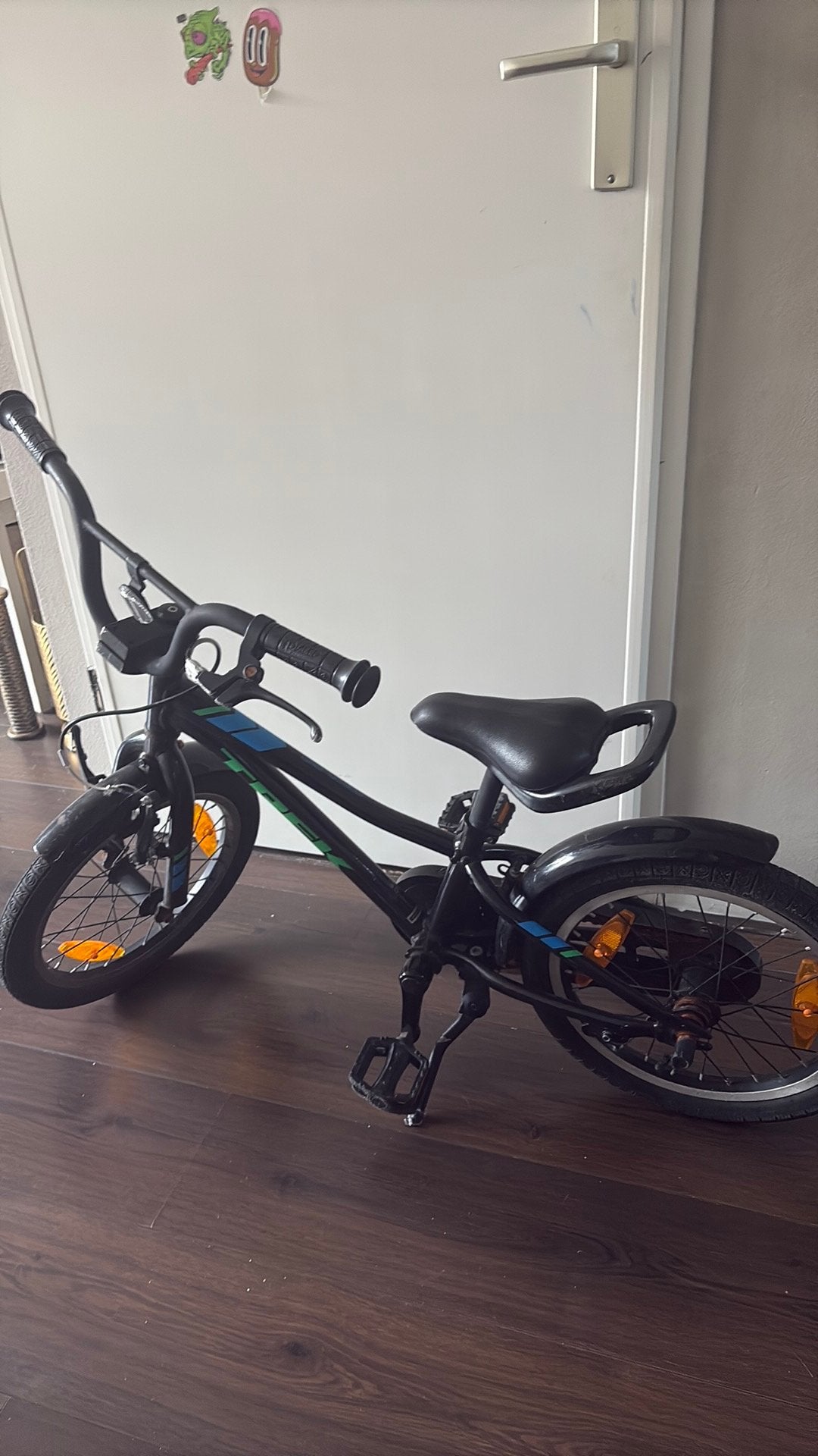 TREK fiets 16 inch, Fietsen en Brommers, Terugtraprem, Staal, Ophalen of Verzenden, 16 tot 20 inch