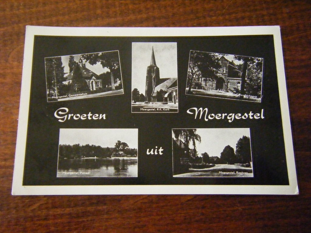 K38 - Moergestel - oa Kerk - Mooi/Oud, Verzamelen, Ophalen of Verzenden, 1960 tot 1980, Noord-Brabant