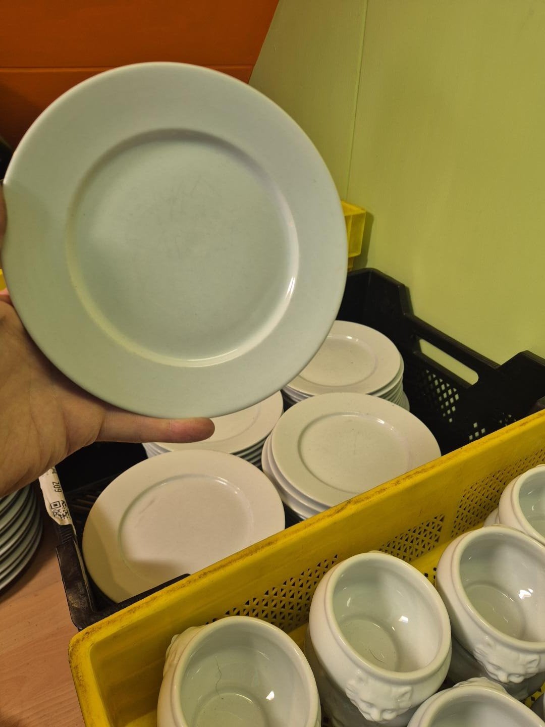 Athena Hotelware horecaborden – wit, Ophalen, Gebruikt, Bord(en), Overige stijlen