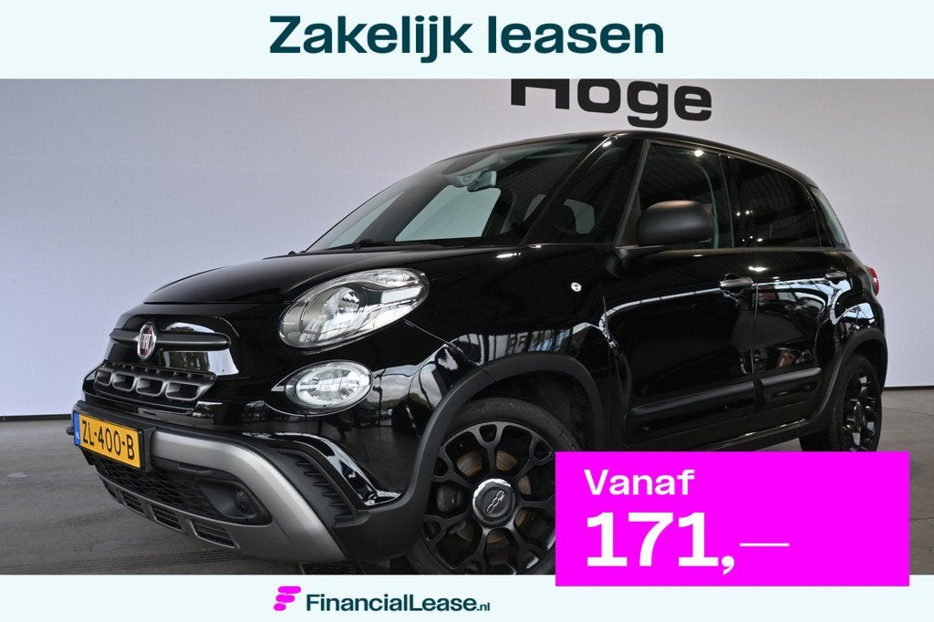 Fiat 500L 0.9 TwinAir CityCross Clima Navigatie Trekhaak Goe, Voorwielaandrijving, Stof, Gebruikt, Met garantie (alle)