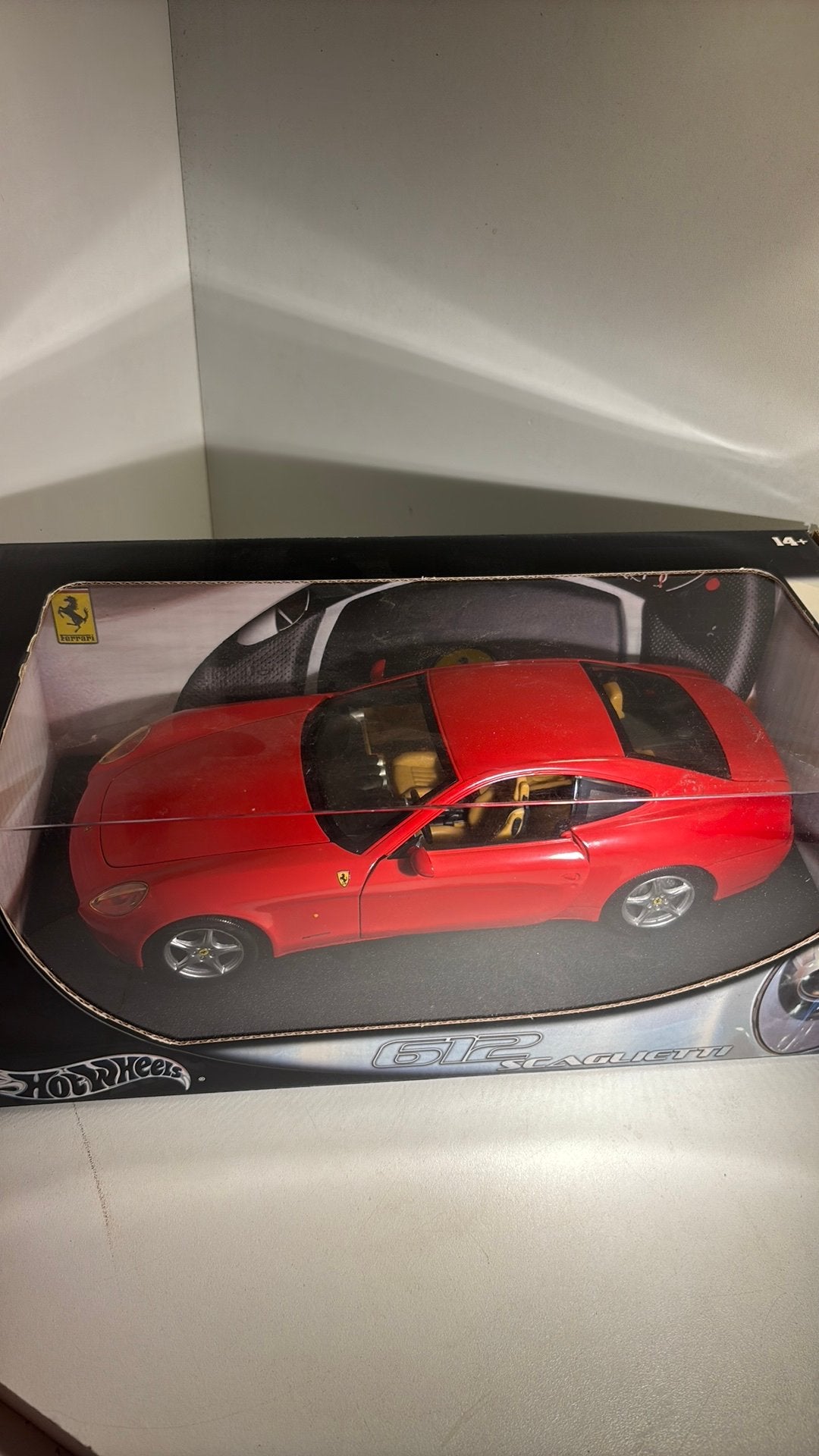 Ferrari 612 Scaglietti hot wheels 1.18, Ophalen of Verzenden, Hot Wheels, A, A