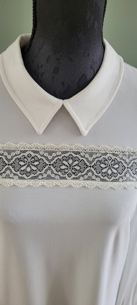 ANGELLE MILAN witte blouse top XL valt M 40 Nieuw, Maat 38/40 (M), Angelle Milan, Wit, Nieuw