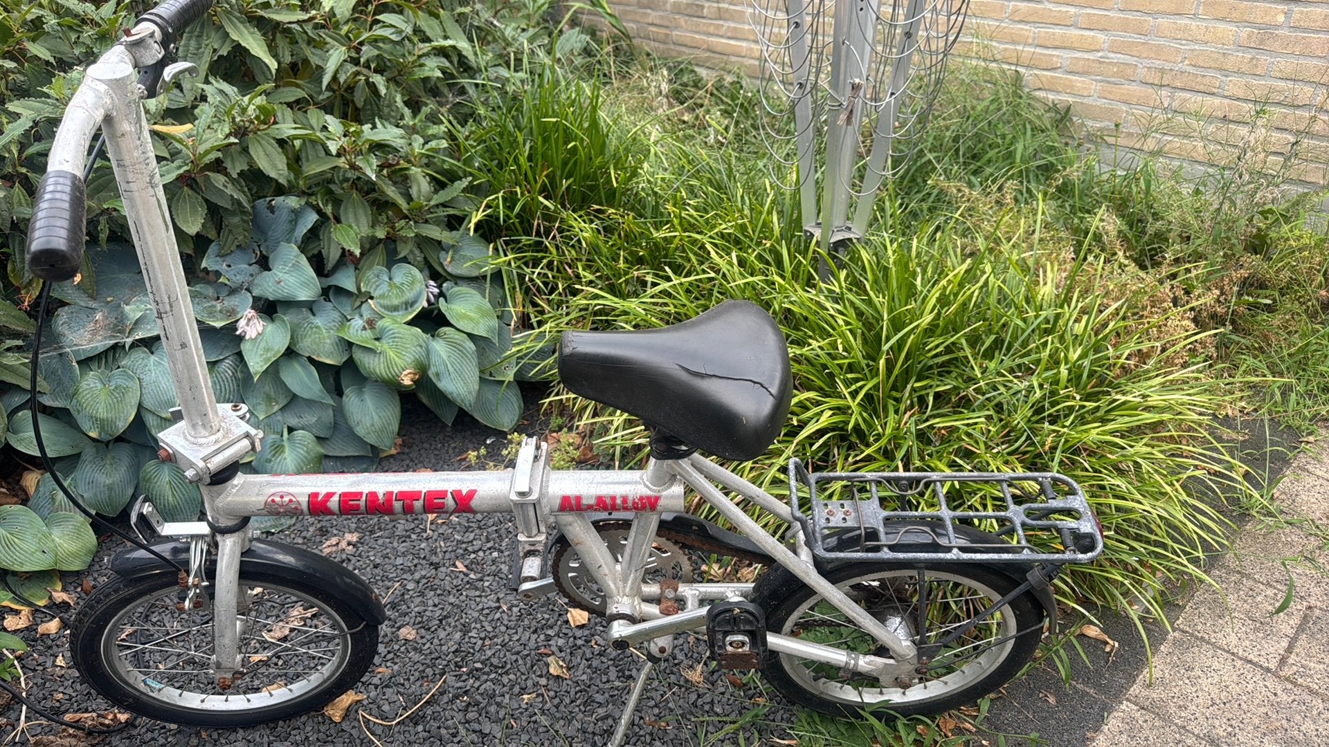 Vouwfiets aluminium, Fietsen en Brommers, Ophalen, Zo goed als nieuw