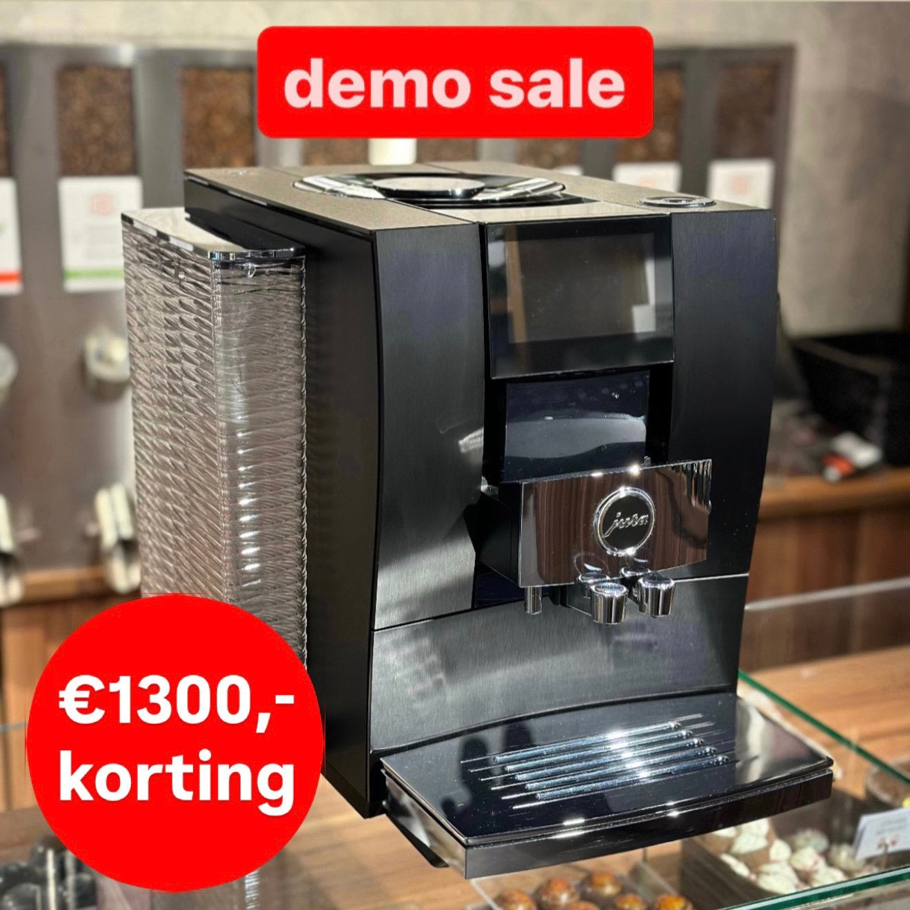 Jura demo NIEUWSTE MODEL E4 E6 E8 S8 C9 j10 ED TWIN Z10 GIGA, Ophalen, ., 10 kopjes of meer, Koffiemachine