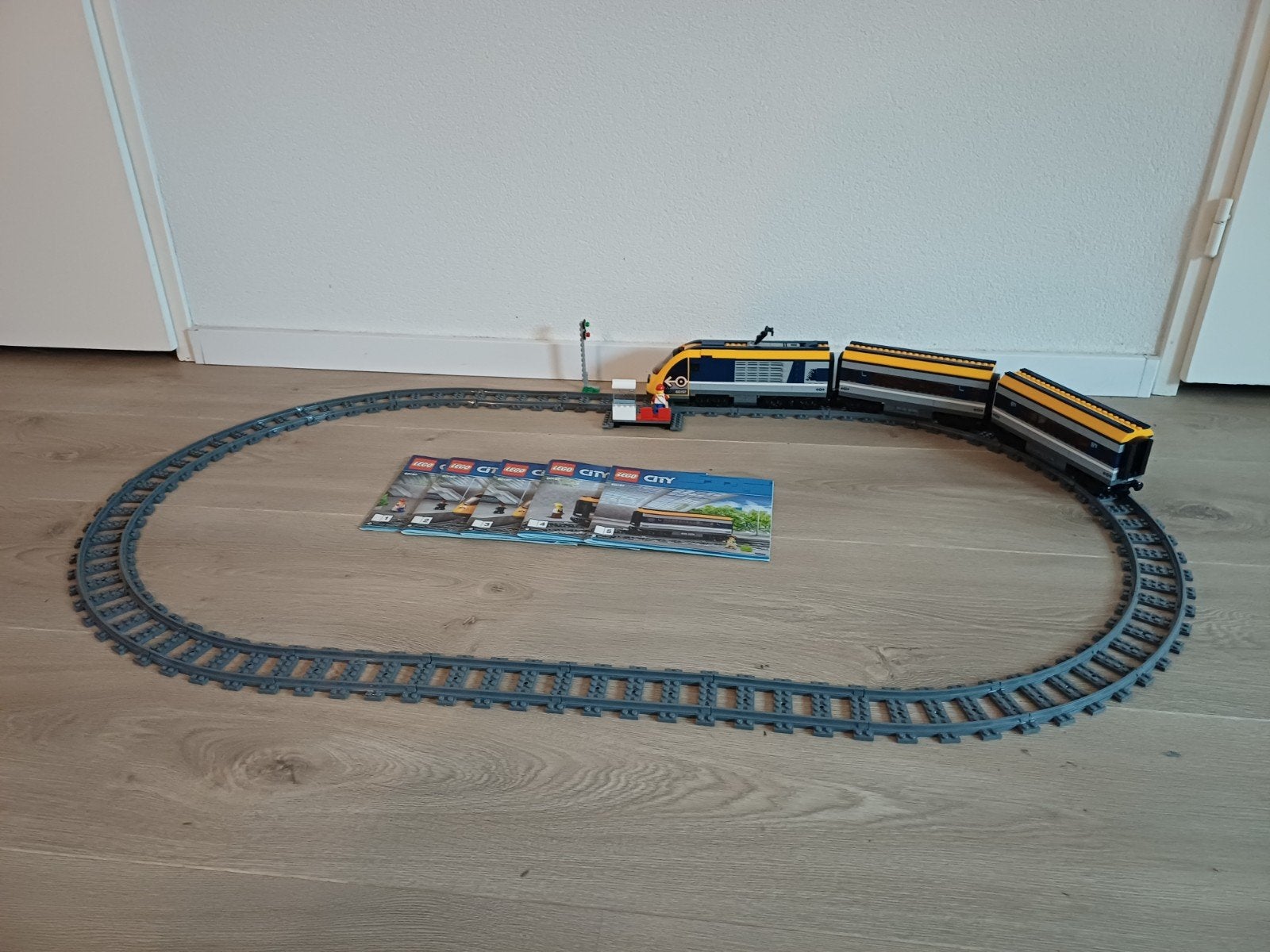 Lego City Passagierstrein met rails en afstandsbedienin, Ophalen, City, Lego, Inclusief instructies