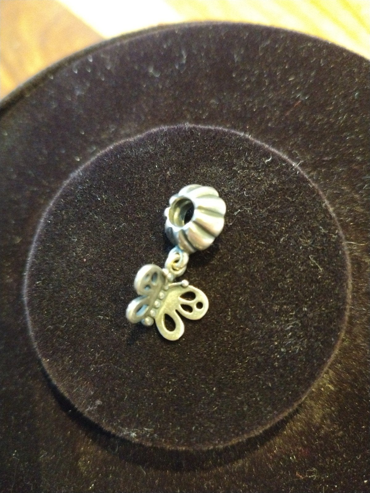 Pandora bedel Forever Friends Butterfly, Ophalen of Verzenden, Zo goed als nieuw, Zilver, Pandora