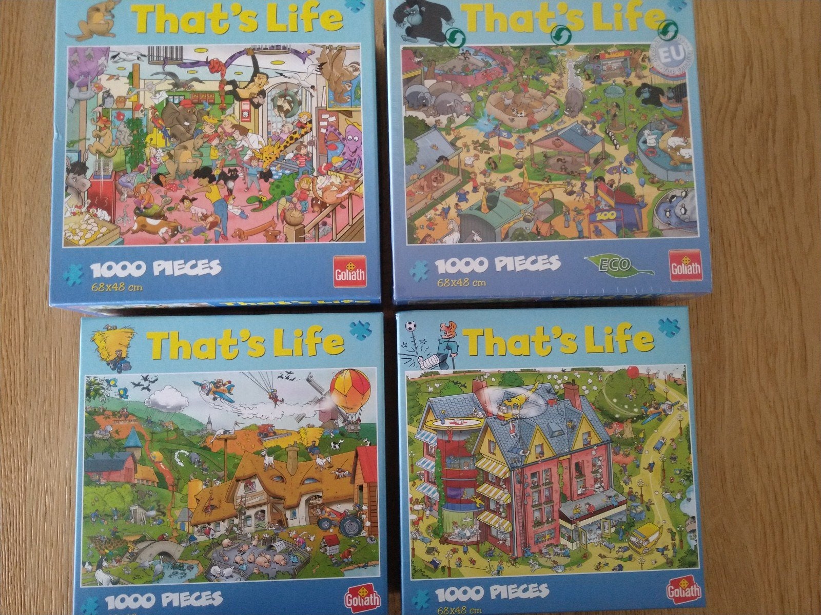 Puzzels, 1000 stukjes, nieuw in verzegelde doos, Hobby en Vrije tijd, Denksport en Puzzels, Ophalen, 500 t/m 1500 stukjes, Nieuw