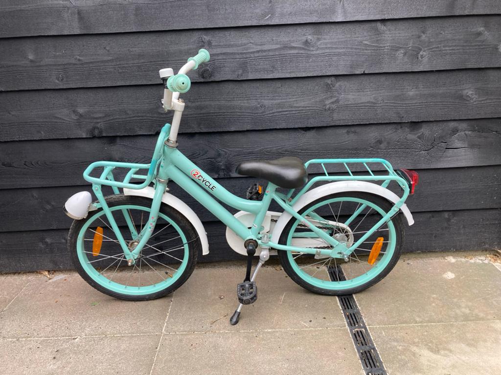 2Cycle Kinderfiets, Fietsen en Brommers, Fietsen | Kinderfietsjes, Gebruikt, 16 tot 20 inch, Velgrem, Ophalen of Verzenden