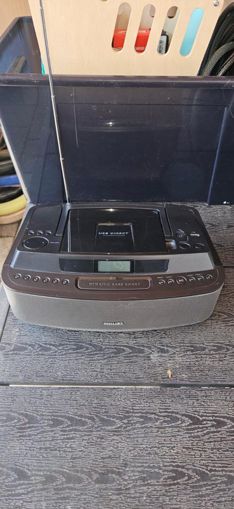 Philips Draagbare CD-speler met Radio en USB, Ophalen, Philips, Gebruikt, Draagbaar