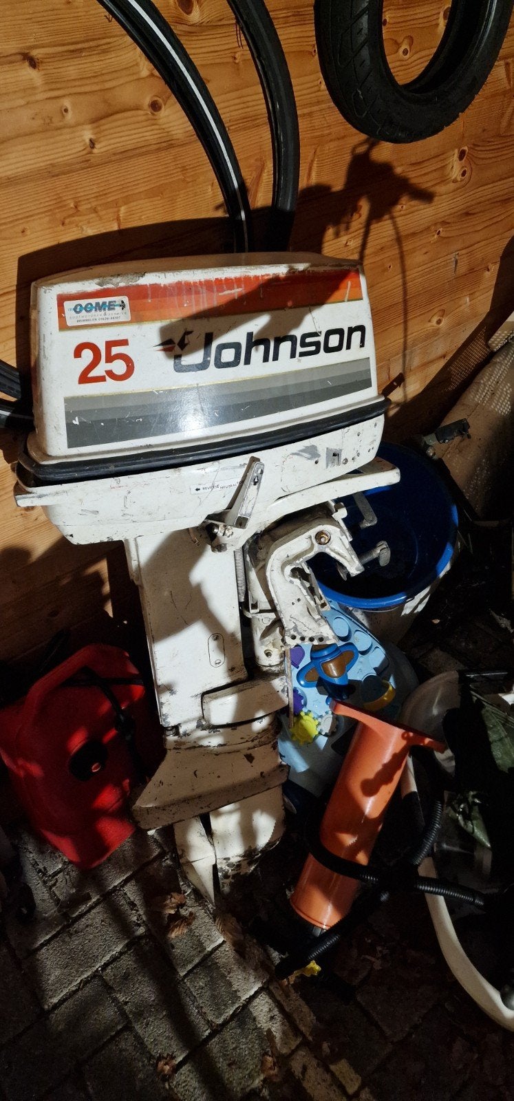 Johnson 25 PK Buitenboordmotor - Gebruikt, Watersport en Boten, Bootonderdelen, Ophalen of Verzenden, Gebruikt