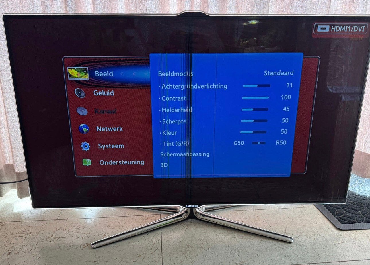 Samsung 46" Full HD Smart TV (Model UE46ES7000), 50 Hz, Ophalen of Verzenden, Zo goed als nieuw, Samsung