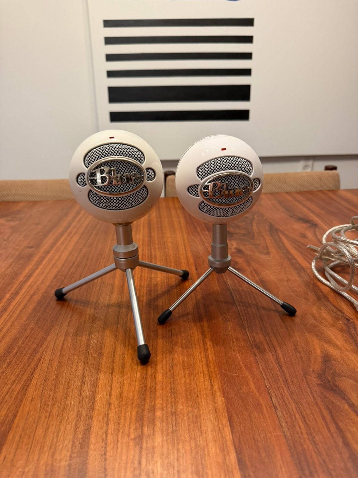 2x Blue Yeti Ice Snowball Microfoons voor Podcast/Streaming, Muziek en Instrumenten, Microfoons, Ophalen of Verzenden, Gebruikt