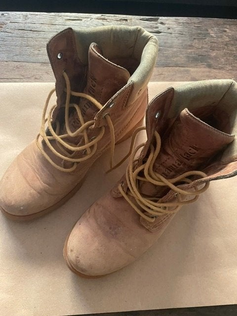 Panama Jack boots naturel maat 38, Verzenden, Beige, Overige typen, Zo goed als nieuw