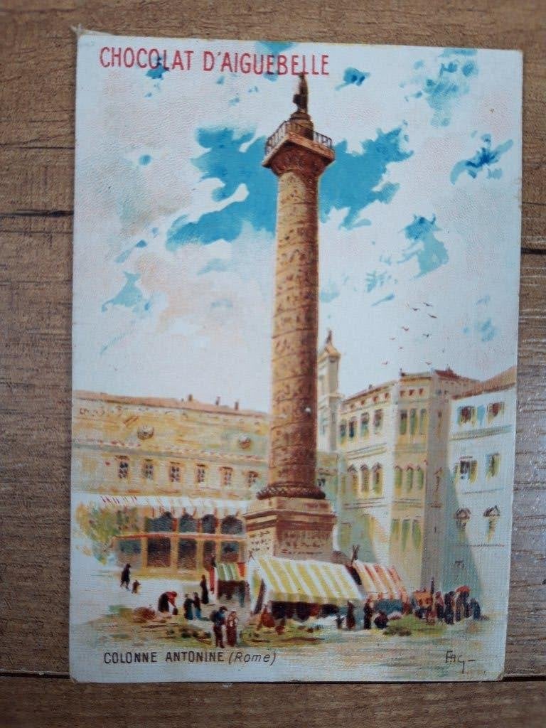 Oude Chromos - Chocolat D'Aiguebelle - Les Monuments, Verzamelen, Ophalen of Verzenden, Frankrijk