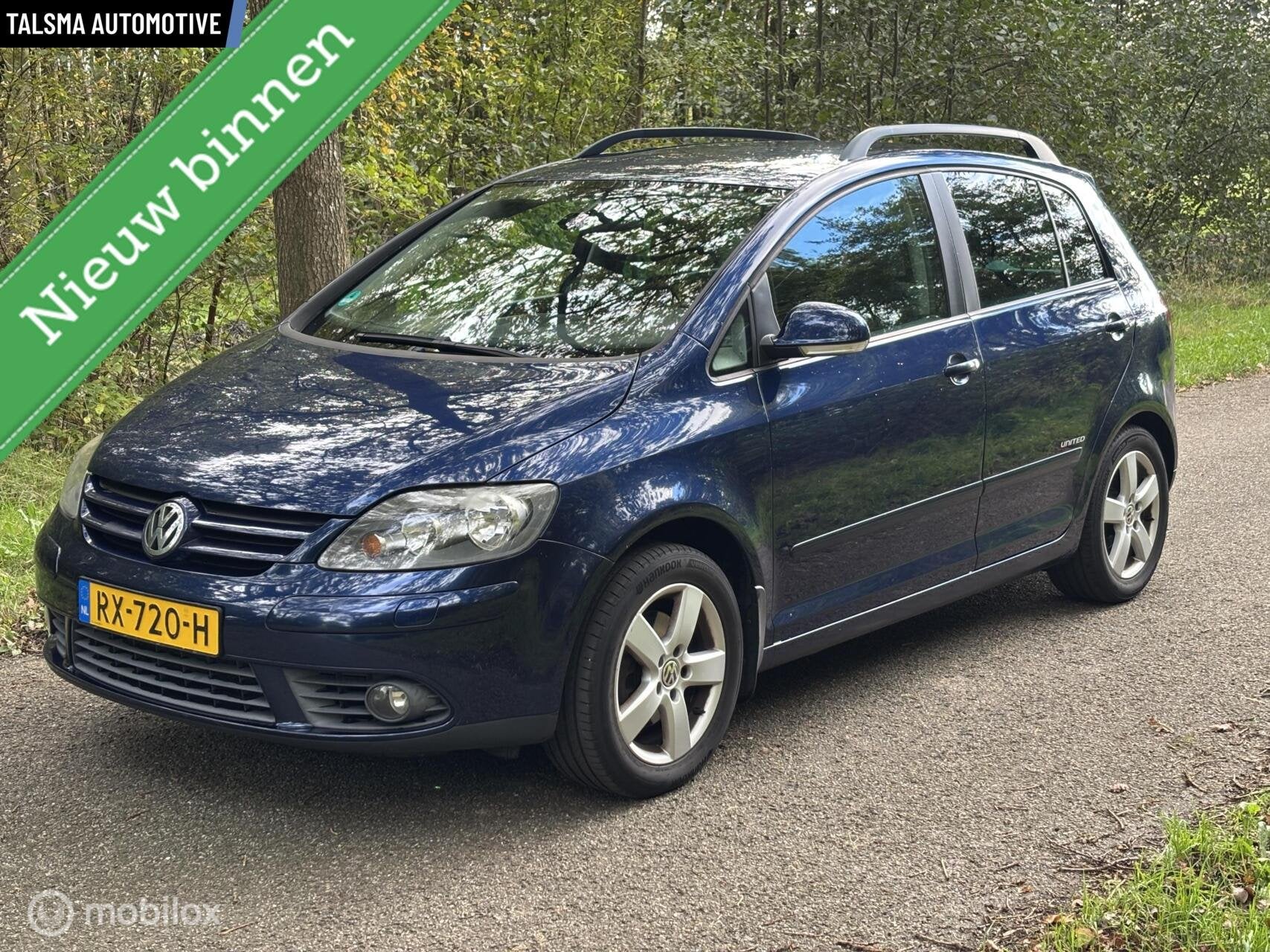 Volkswagen Golf Plus 1.4 TSI|Airco|Cruise|Pdc|Trekhaak|Stoel, 15 km/l, Gebruikt, 4 cilinders, Blauw
