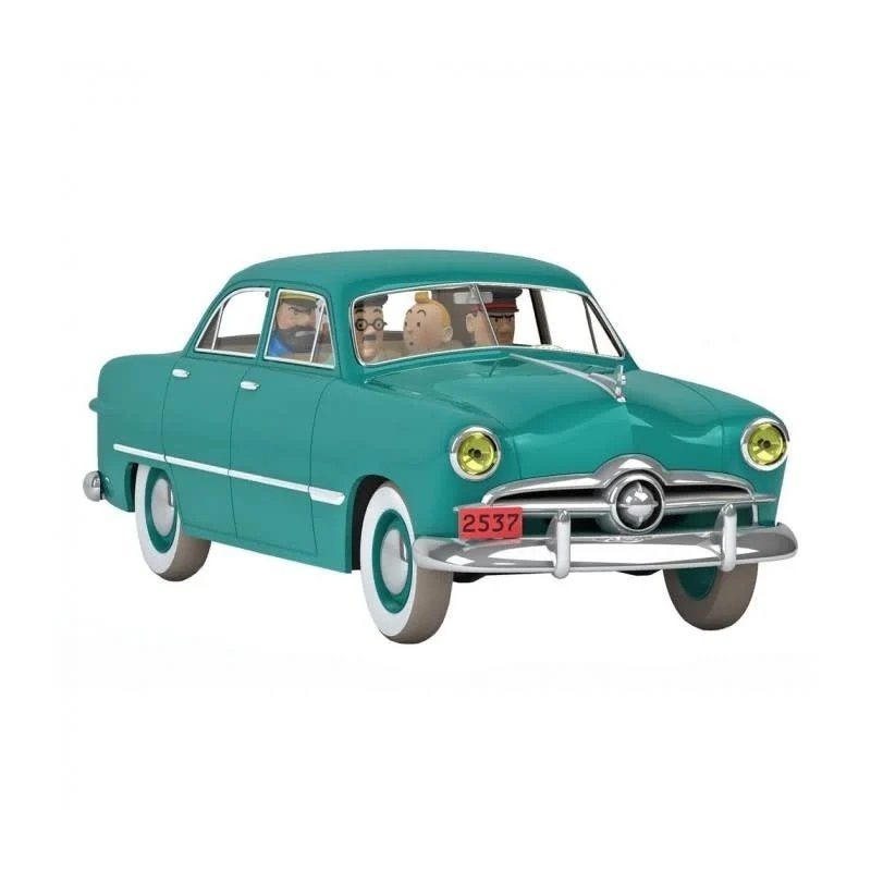 Kuifje auto 1:24 no40 De Ford Custom van Sbrodj uit De Raket
