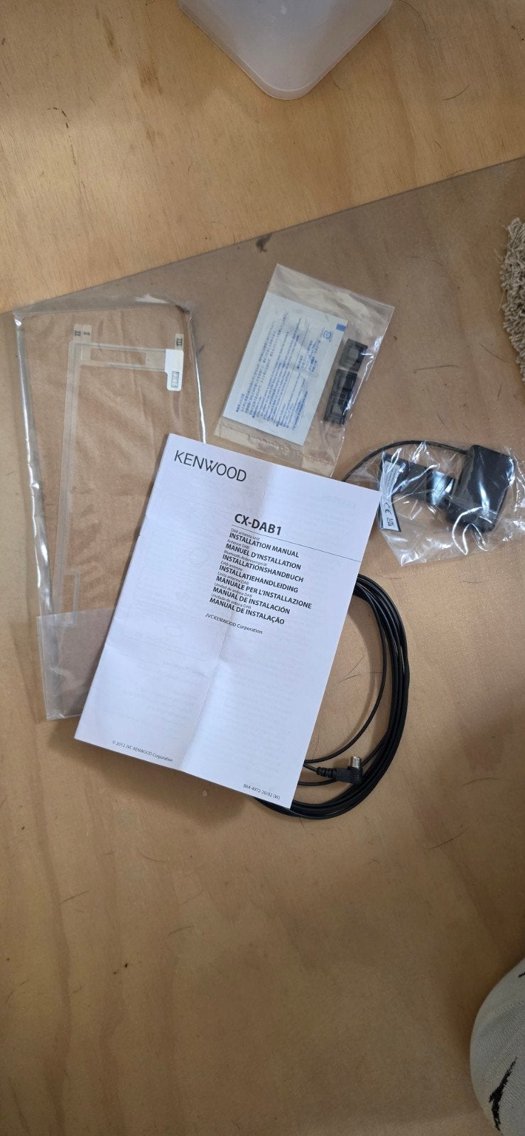 Kenwood CX-DAB1 DAB Antenne Auto - Nieuw in verpakking, Ophalen of Verzenden, Nieuw