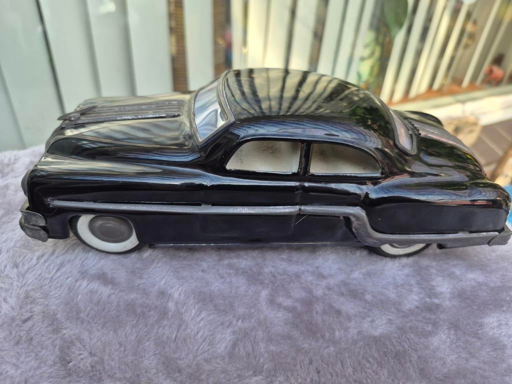 Zeldzame Bandai Pontiac Silver Streak blikken auto 1950 1/16, Ophalen of Verzenden, Gebruikt, Auto's