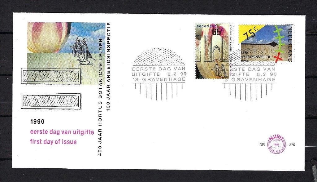 FDC NVPH E270 onbeschreven, Postzegels en Munten, Ophalen of Verzenden, Onbeschreven, Nederland