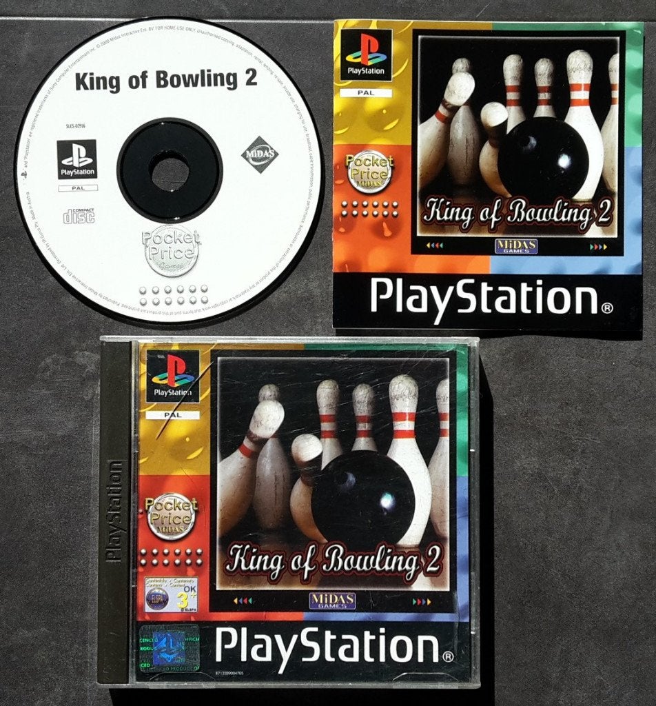 PS1 - King of Bowling 2 - PlayStation 1 Bowling Spel, 1 speler, Ophalen of Verzenden, Zo goed als nieuw, Vanaf 12 jaar