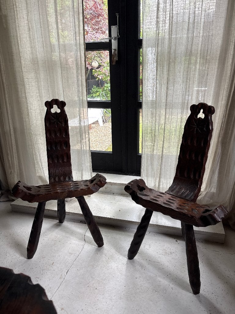 Vintage Spaanse Brutalist Set Jaren '60, Ophalen of Verzenden