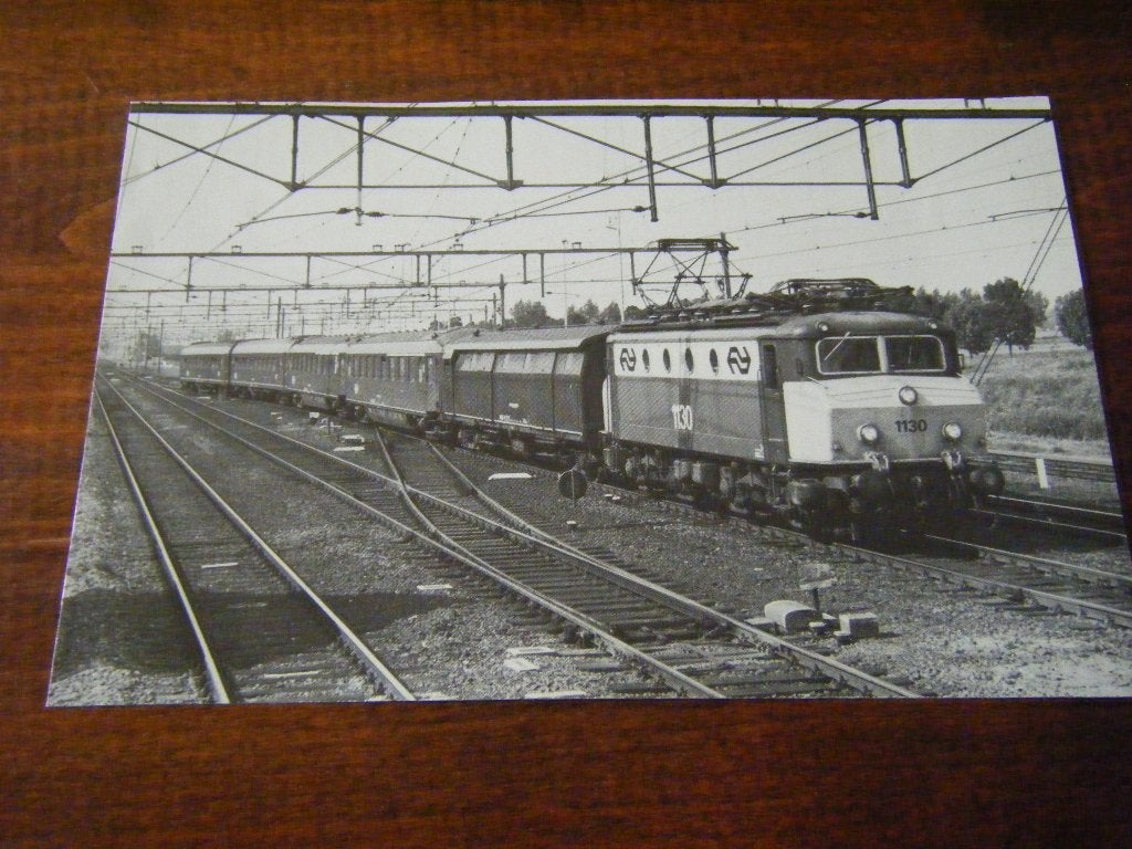 F42 - NS - Trein - Locomotief - Mooi/Oud 34, Ophalen of Verzenden, Trein, Kaart of Prent