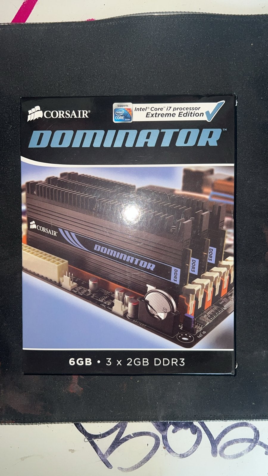 Corsair Dominator 6GB (3x 2GB) DDR3 RAM Geheugen, Gebruikt, DDR3, Ophalen of Verzenden, Desktop