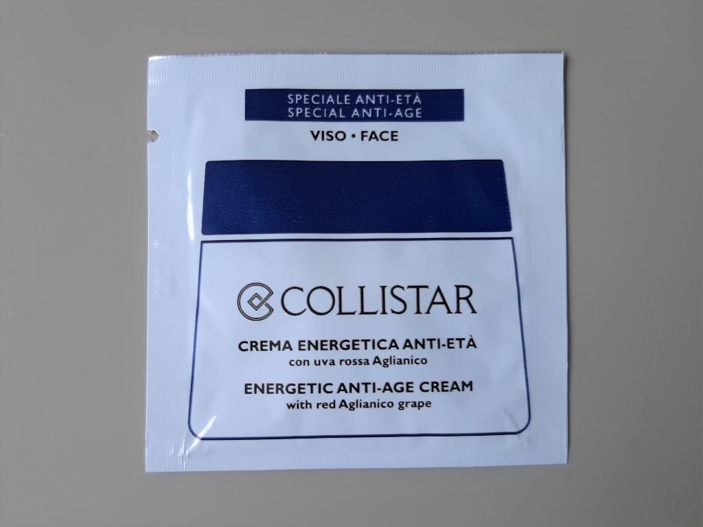 sample / monster COLLISTAR energetic anti-age cream, Ophalen of Verzenden, Nieuw, Gehele gezicht, Verzorging