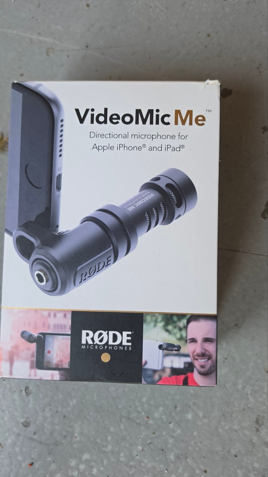 Rode VideoMic Me Directionele Microfoon voor iPhone/iPad, Ophalen of Verzenden