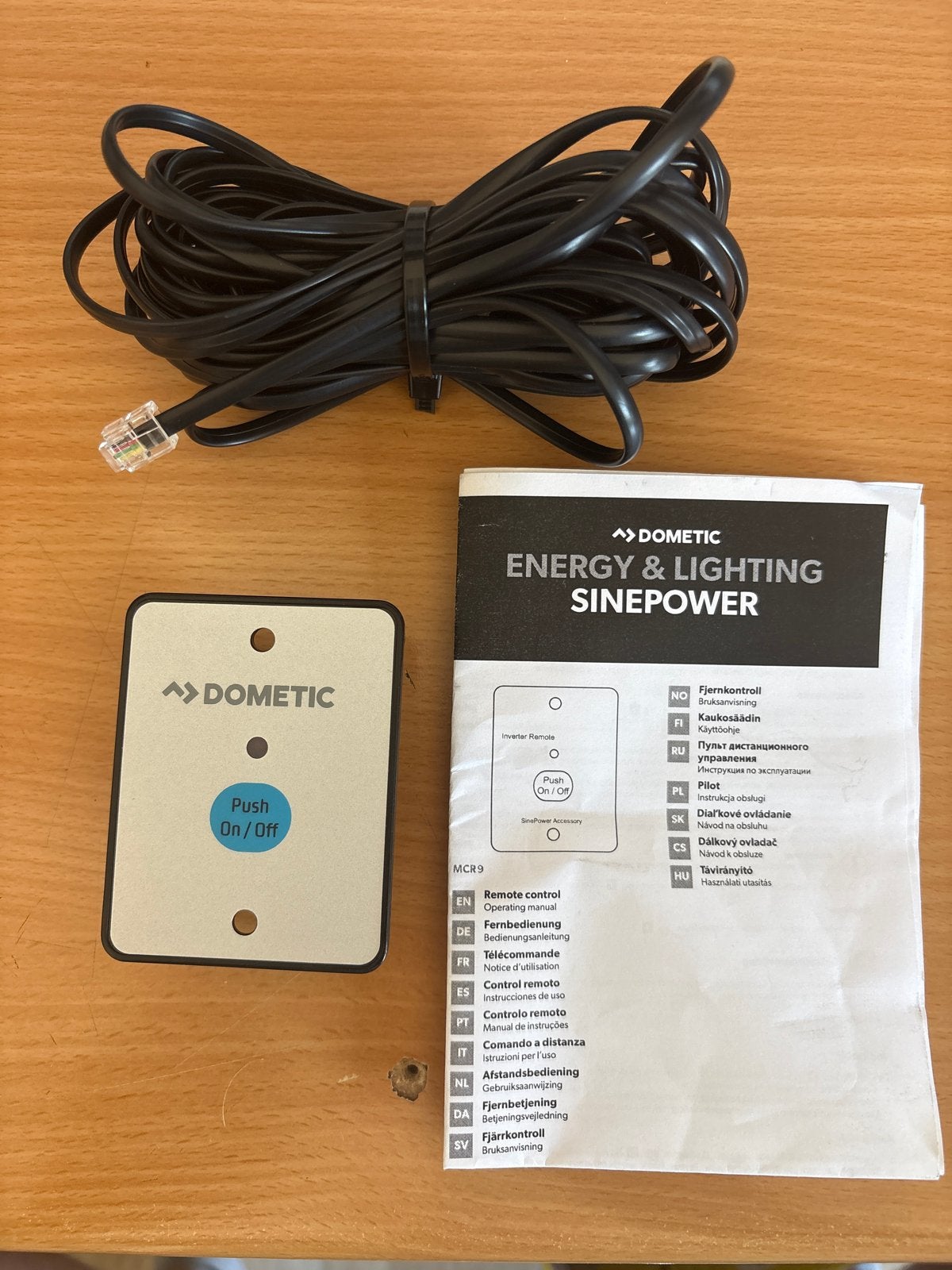 Dometic SINEPOWER MCR9 Afstandsbediening Inverter, Ophalen of Verzenden, Zo goed als nieuw